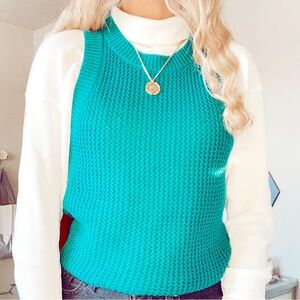 Anthropologie Knit Layerable Top • NWOT• Size Small